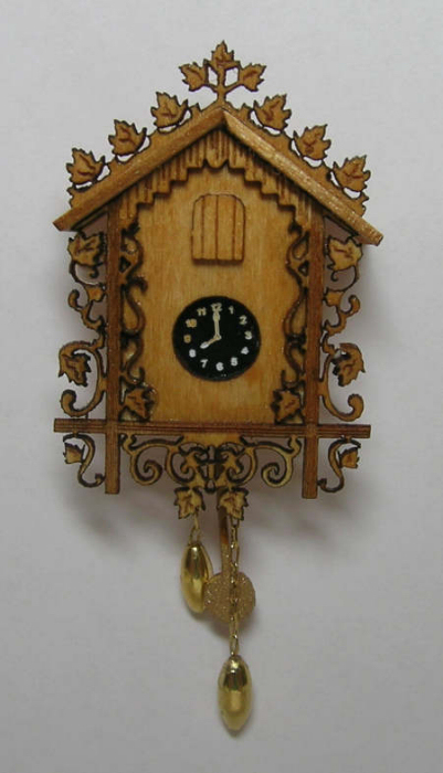 Mini Cuckoo Clock Kit - Click Image to Close